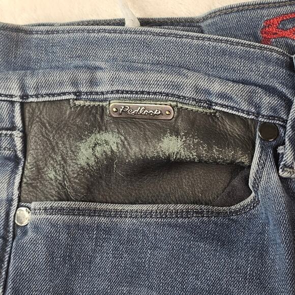 Levi’s Redloop Vintage Denim Jeans Retro Leather Pocket Men’s 31” Waist - Picture 7 of 15